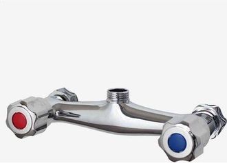 OEM Grifo Mezclador De Ducha Para Ba&ntilde;o, Grifo De Lat&oacute;n Cromado De Doble Salida, Mezclador Termost&aacute;tico Para Barra De Ducha, Grifo Mural De Doble Control