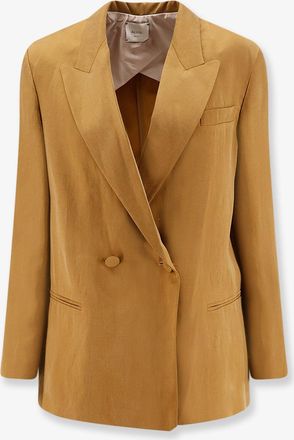 Alysi Blazer doppiopetto in lyocell e lino - ALYSI - gender_Woman