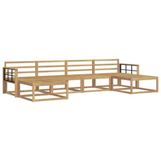 vidaXL Conjunto De Sof&aacute;s De Exterior 6 Pcs Blanco Vidaxl