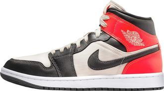Nike Womens Air Jordan 1 Mid SE Trainers DQ6078 Sneakers Shoes (UK 6 US 8.5 EU 40, Light Orewood Brown Newsprint 100)