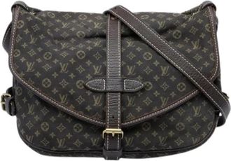 Louis Vuitton Pre-owned Mini Lin Saumur - Dames - Vintage Schoudertas - Bruin - ONE Size - Vintage