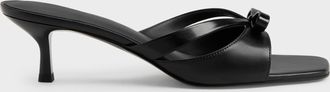 Charles & Keith Kaleen Kitten-Heel Mules