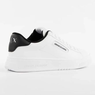 A|X Armani Exchange Schoenen, Heren, Wit, 44 EU, Casual witte sneakers met fleece voering