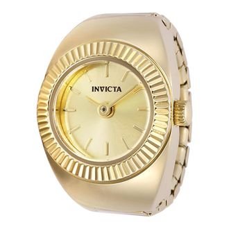 Invicta Mini Angel Quartz Crystal Gold Dial Ladies Watch 48947