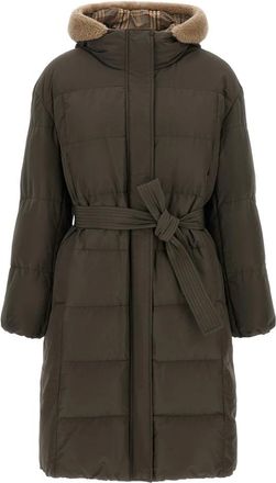 Brunello Cucinelli Mujer, Abrigos, Verde, Talla: S