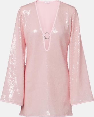 Os&eacute;ree Os&eacute;ree Sequined minidress