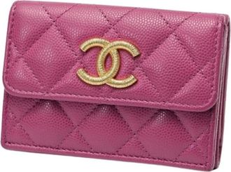 Chanel Pre-owned Wallets, female, Purple, Size: ONE SIZE Pre-owned Vintage Wallet