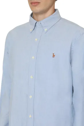 Polo Ralph Lauren Button-Down Cotton Shirt - Blue
