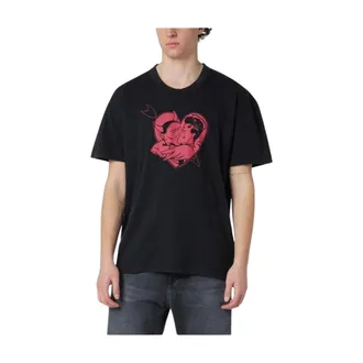 Our Legacy Los T-shirt Love Story Print - Heren - Tops - Zwart - Maat: XL Katoen