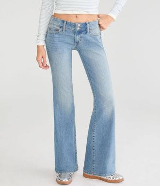 A&eacute;ropostale Super Low-Rise Flare Jean