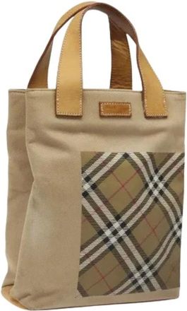 Burberry Pre-owned Tote Bags, female, Brown, Size: ONE SIZE Pre-owned Vintage Tote Bag