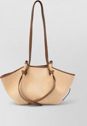 Yuzefi mochi suede tote bag structured shape