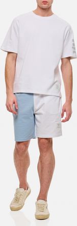 Thom Browne T-shirt In Cotone 4 Righe Sulla Manica