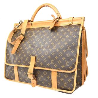 Louis Vuitton Sac Chasse Hunting Bag Monogram Canvas Brown Canvas Briefcase Bag (Pre-Owned)
