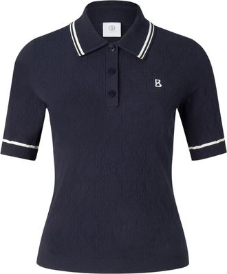 Bogner Mandy knitted polo shirt for women - Navy blue - 34
