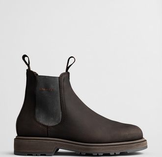 GANT Men Blisdor Leather Chelsea Boots (41) DEEP BROWN