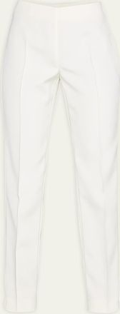 Akris Melissa Mid-Rise Slim-Leg Pants
