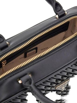 Guess Womens Satchel Bag Black Polyurethane - Satchel-Bags
