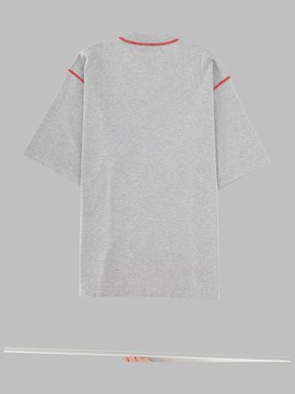 Dolce & Gabbana Embroidered Logo Cotton T-Shirt - Gray