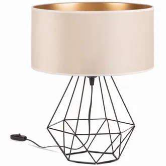 OEM Lampada Tornado Adb, Velluto Beige E Oro