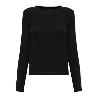 AllSaints Mujer, Camisetas, Negro, Talla: S