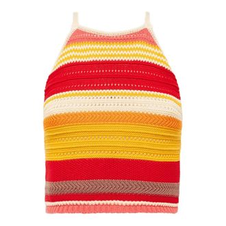Laneus Sleeveless Tops, female, Multicolor, Size: XS Sleeveless Tops