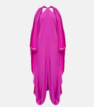 Taller Marmo Murcielago crepe gown