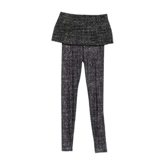 Diesel Dames, Broeken, Grijs, Maat: 2XS