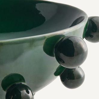 AM.PM Schaal van keramiek met kleine bolletjes, GUBIO