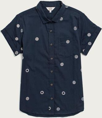 Bridge & Burn Bea Shirt in Lunar Polka at Nordstrom, Size Xx-Large