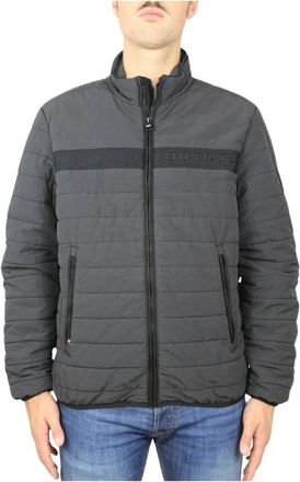 Tommy Hilfiger Gewatteerde Regatta Jas - Heren - Winterjassen - Zwart - L - Katoen - Jassen