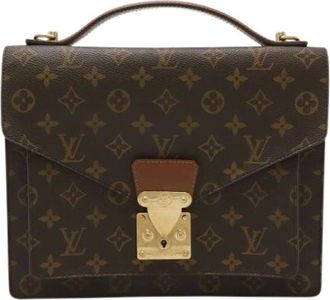 Louis Vuitton Pre-owned Handbags, female, Brown, Size: ONE SIZE Pre-owned Monogram Handbag M51185