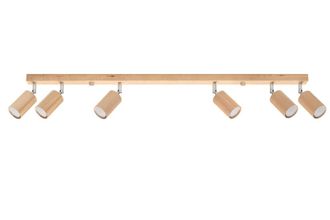 Sollux Lighting L&aacute;mpara de techo roble madera alt. 20 cm