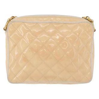 Chanel Pre-owned Vintage Shoulder Bag - Dames - Pre-owned - Beige - Maat: ONE Size Leer