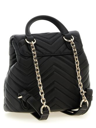 Gucci Womens Black Lamb Leather Backpack