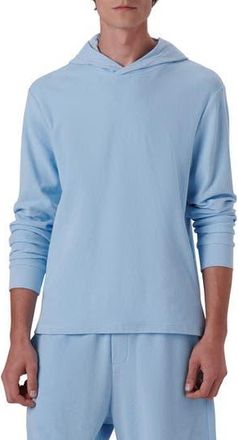 Bugatchi Cotton French Terry Hoodie in Sky at Nordstrom Rack, Size Xx-Large