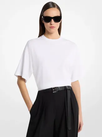 Michael Kors Shaun Stretch Viscose T-Shirt