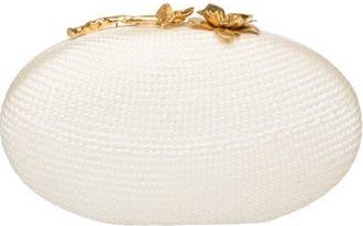 Raf&eacute; New York Joanna Ellipse Clutch in Off White at Nordstrom, Size Small