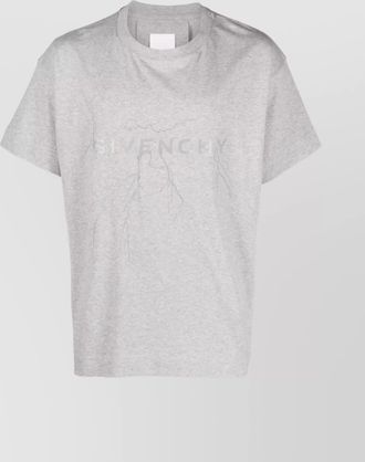 Givenchy ribbed crew neck loose fit t-shirt
