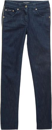 Dolce & Gabbana 2024 jeans met zijstreep - Blauw