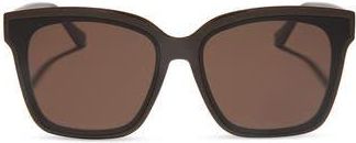 DIFF Eyewear Madison 63mm Oversize Square Sunglasses in Mahogany at Nordstrom Rack