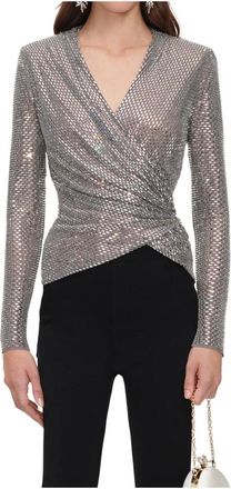 Self Portrait Donna, Top, Grigio, S, new