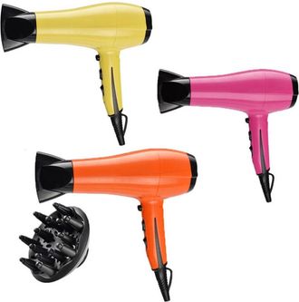 Trade Shop Trade Shop - Secador De Pelo 2200 Vatios Con Difusor De Cabello Bot&oacute;n De Secador De Pelo Bot&oacute;n Air Jet Ojalet