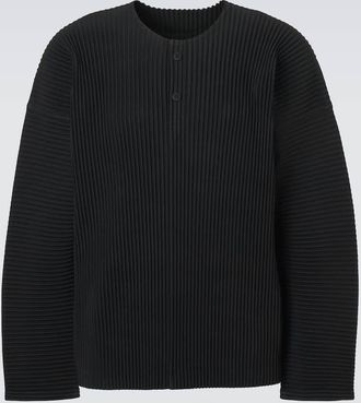 Homme Pliss&eacute; Issey Miyake Homme Pliss&eacute; Issey Miyake Monthly Colors pleated Henley shirt