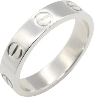 Cartier White Gold White Gold (18K) Band Ring (Pre-Owned)