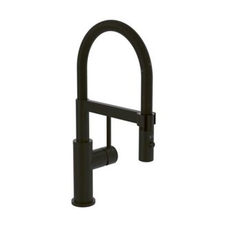 Villeroy & Boch Villeroy&boch - Grifo De Cocina Compacto Con Rociador En Negro Mate Steel Expert