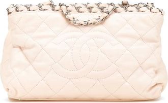 Chanel Borsa tote Chain Me mini in pelle di agnello 2011 - Marrone