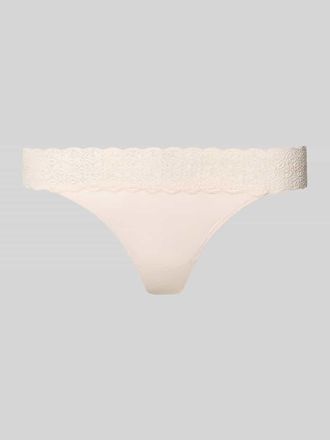 Jake*s Casual String mit Spitze am Bund in Ecru, Gr&ouml;&szlig;e XL