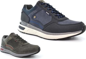 Generic Mens Lace Up Shoes Size 6 Boys Trainers Size 6 Casual Shoe Mens Lace Up Trainer Comfort Trainers Casual Trainer Memory Foam Comfort Sizes 6-12 Navy/Gr