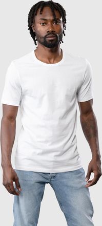 HUGO BOSS Mens BOSS Orange 3 Pack Classic Regular Fit Crew Neck Mens T-Shirts NOS - White/Grey/Black 999 - Size: 38